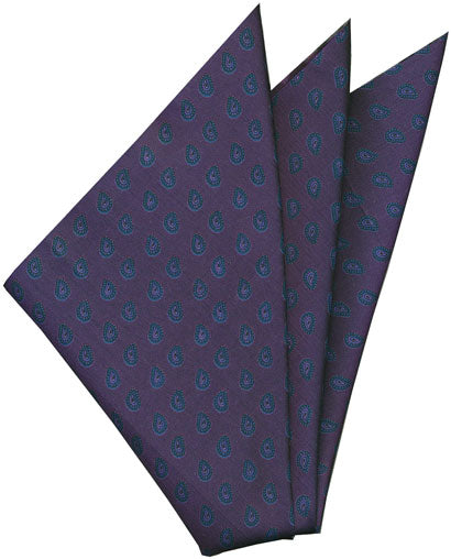 {[en]:Thai Printed Silk Pocket Square