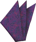 {[en]:Thai Printed Silk Pocket Square