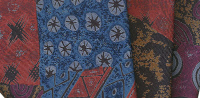 {[en]:Thai Printed Silk Pocket Square