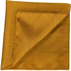 {[en]:Thai Saiphone Yellow & Black Silk Pocket Square