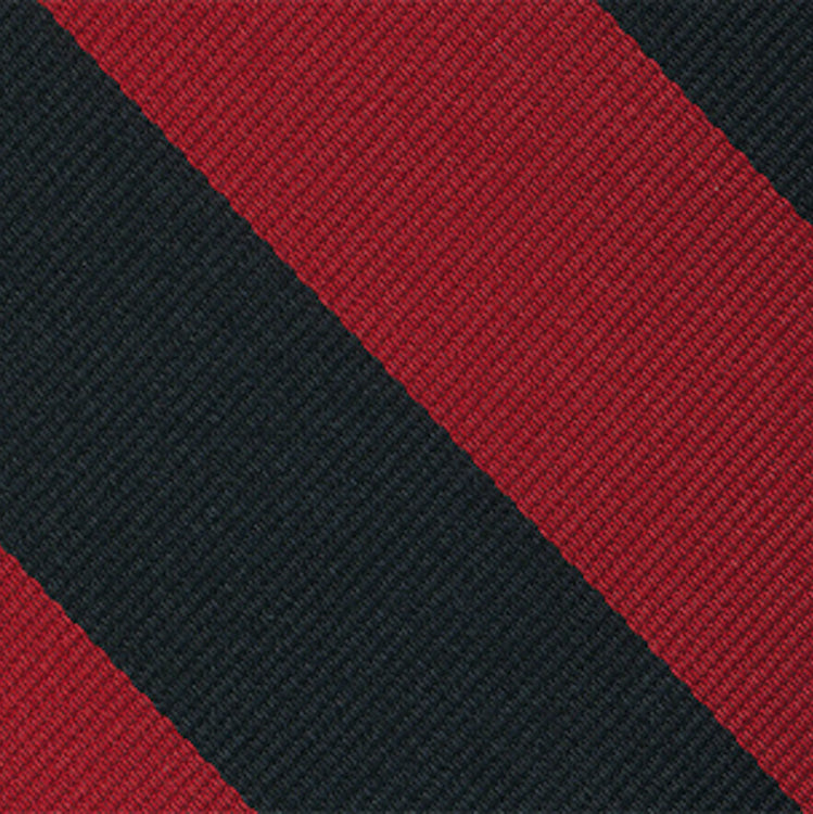 {[en]:5/6 Royal Victoria Stripe Silk Pocket Square