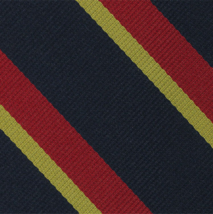 {[en]:Lothian and Border Horse Stripe Silk Tie