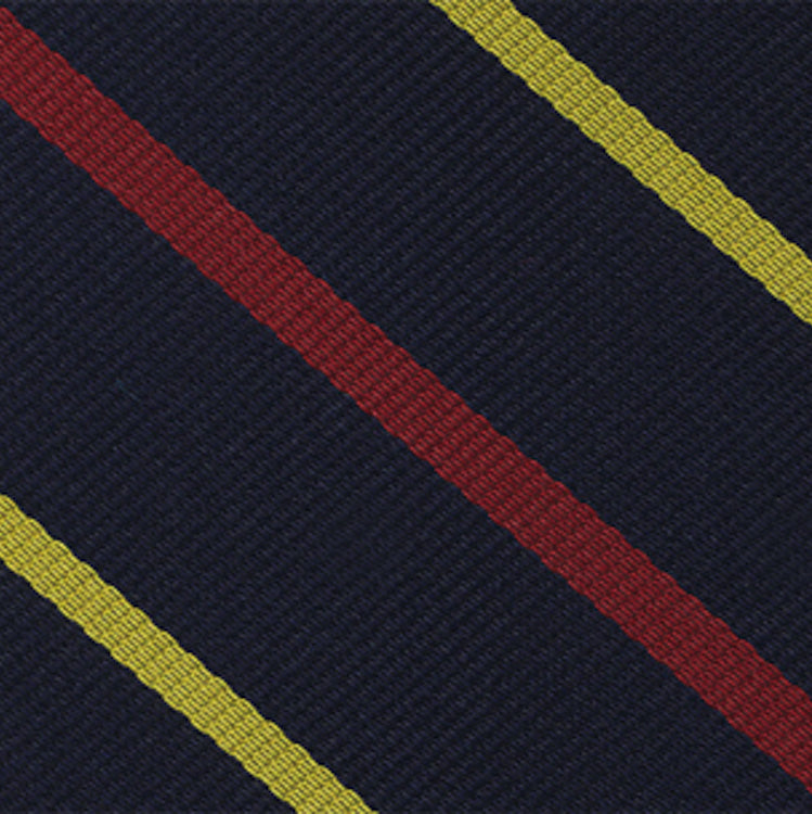 {[en]:2nd Bombay Pioneers Stripe Silk Pocket Square