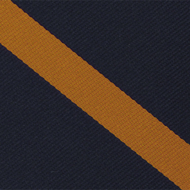 {[en]:Royal Warwickshire Stripe Silk Pocket Square