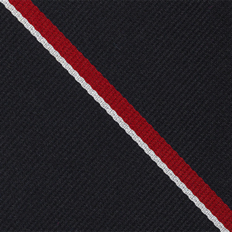 {[en]:Royal Navy Stripe Silk Pocket Square