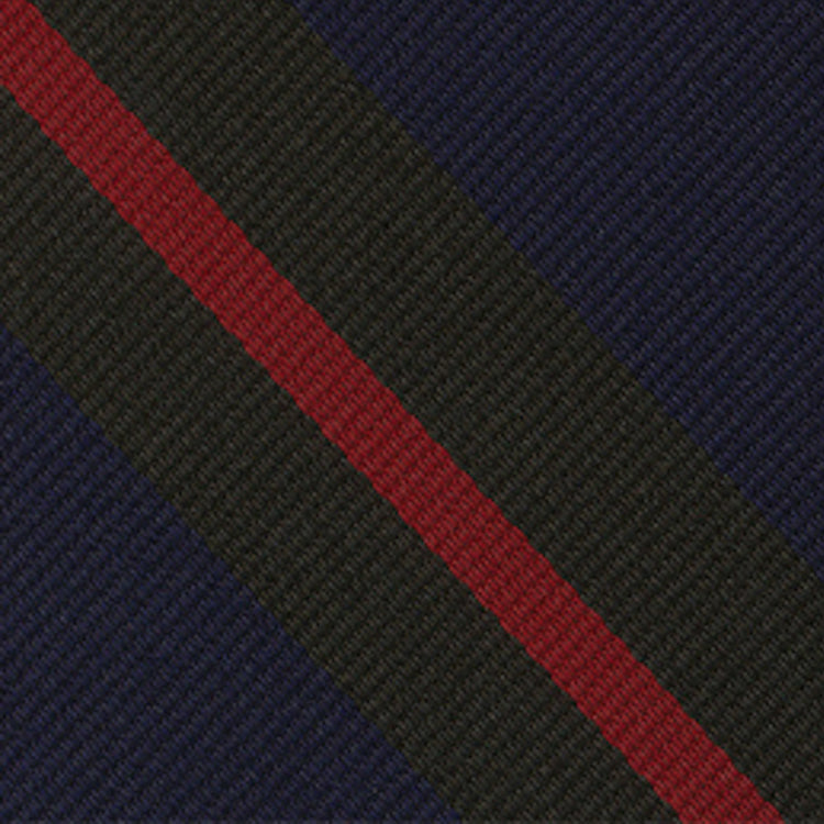 {[en]:Royal Australian Artillery Strip Silk Tie