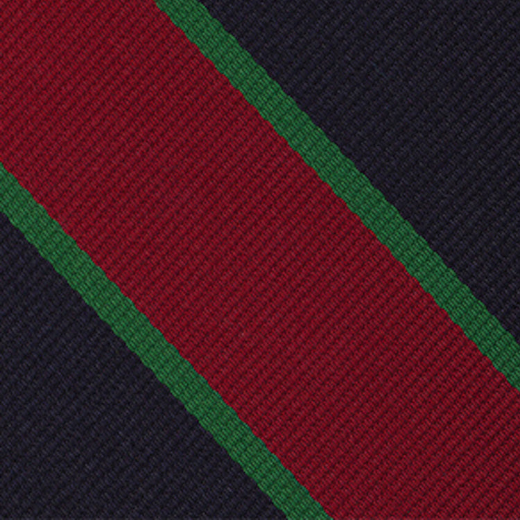 {[en]:Royal Dublin Fusiliers Stripe Silk Tie