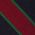 {[en]:Royal Dublin Fusiliers Stripe Silk Pocket Square