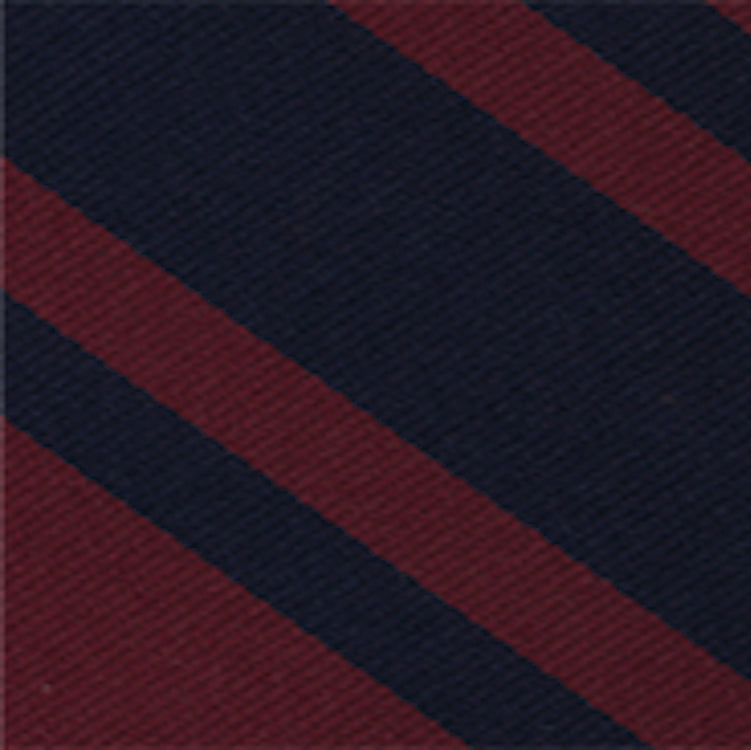 {[en]:Royal Engineers Stripe Silk Pocket Square