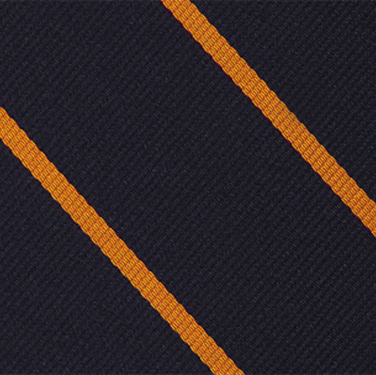 {[en]:The Royal Sussex 4th Battlion Stripe Silk Pocket Square