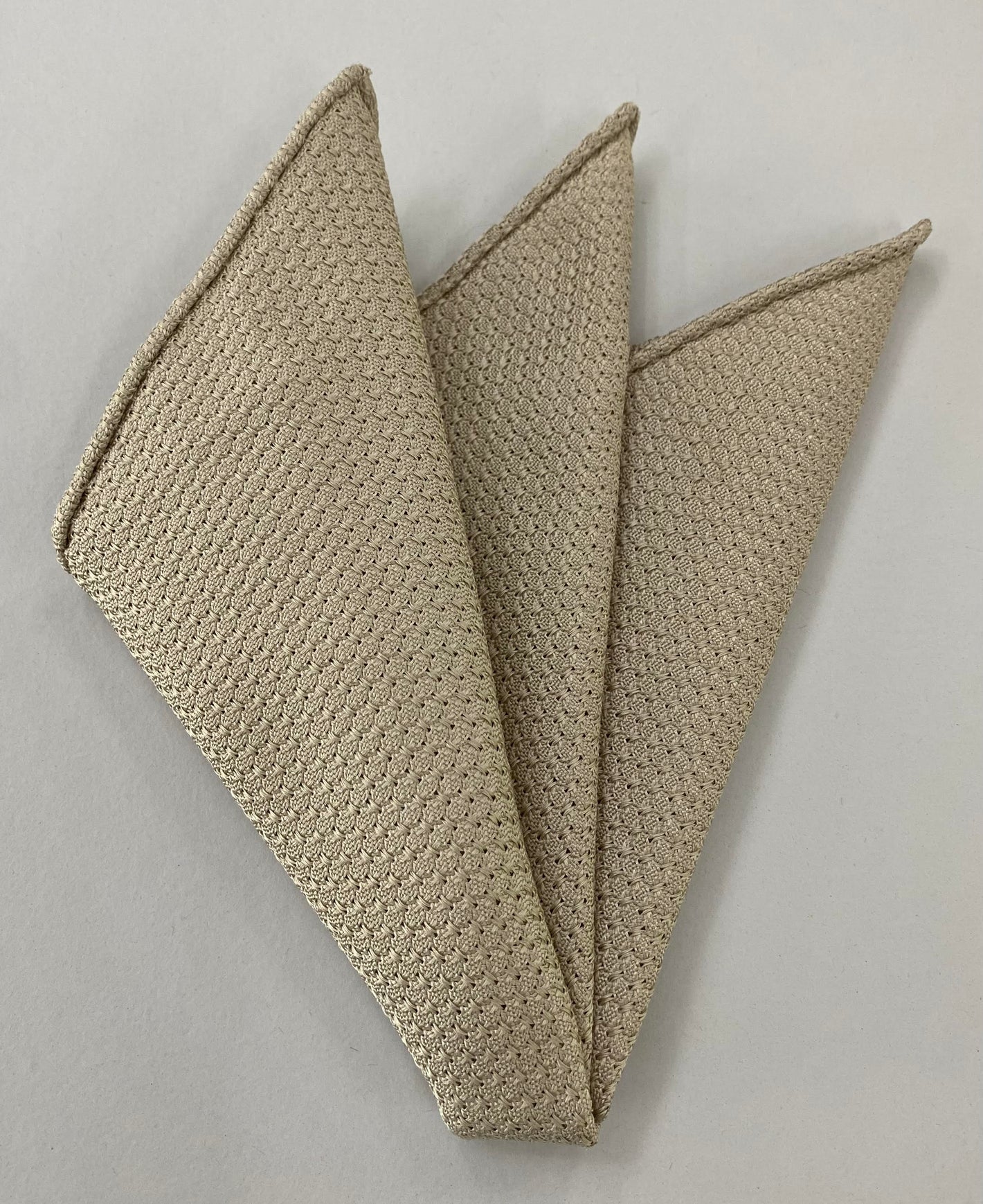 크림 프로메테오 석류 실크 포켓 스퀘어 13