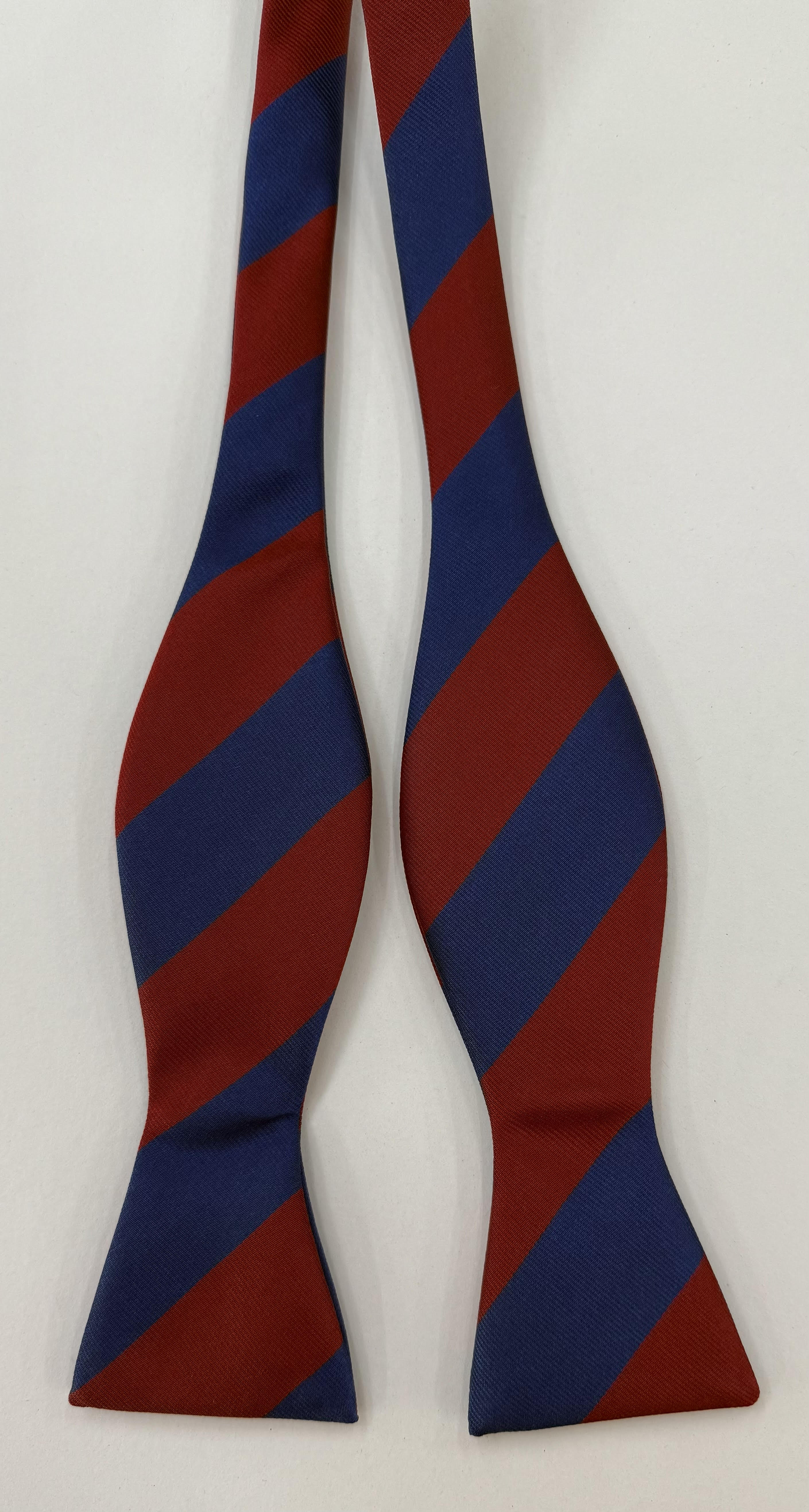 University of Pennsylvania Silk Bow Tie #ACOBT-7 (Dark Red & Blue)