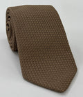 Light Brown Prometeo Grenadine Silk Tie GPMT-4