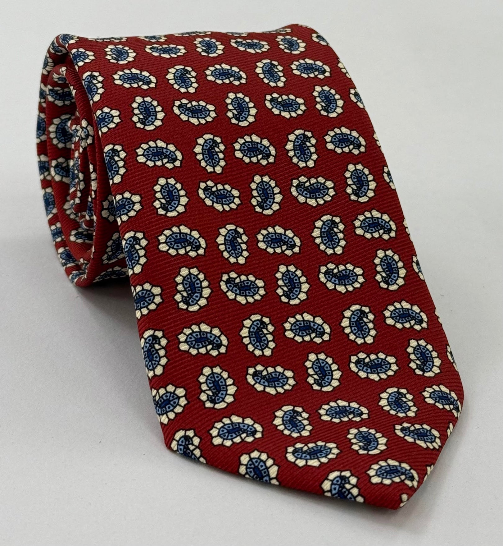Macclesfield Modern Madder Printed Silk Tie MMPT-220