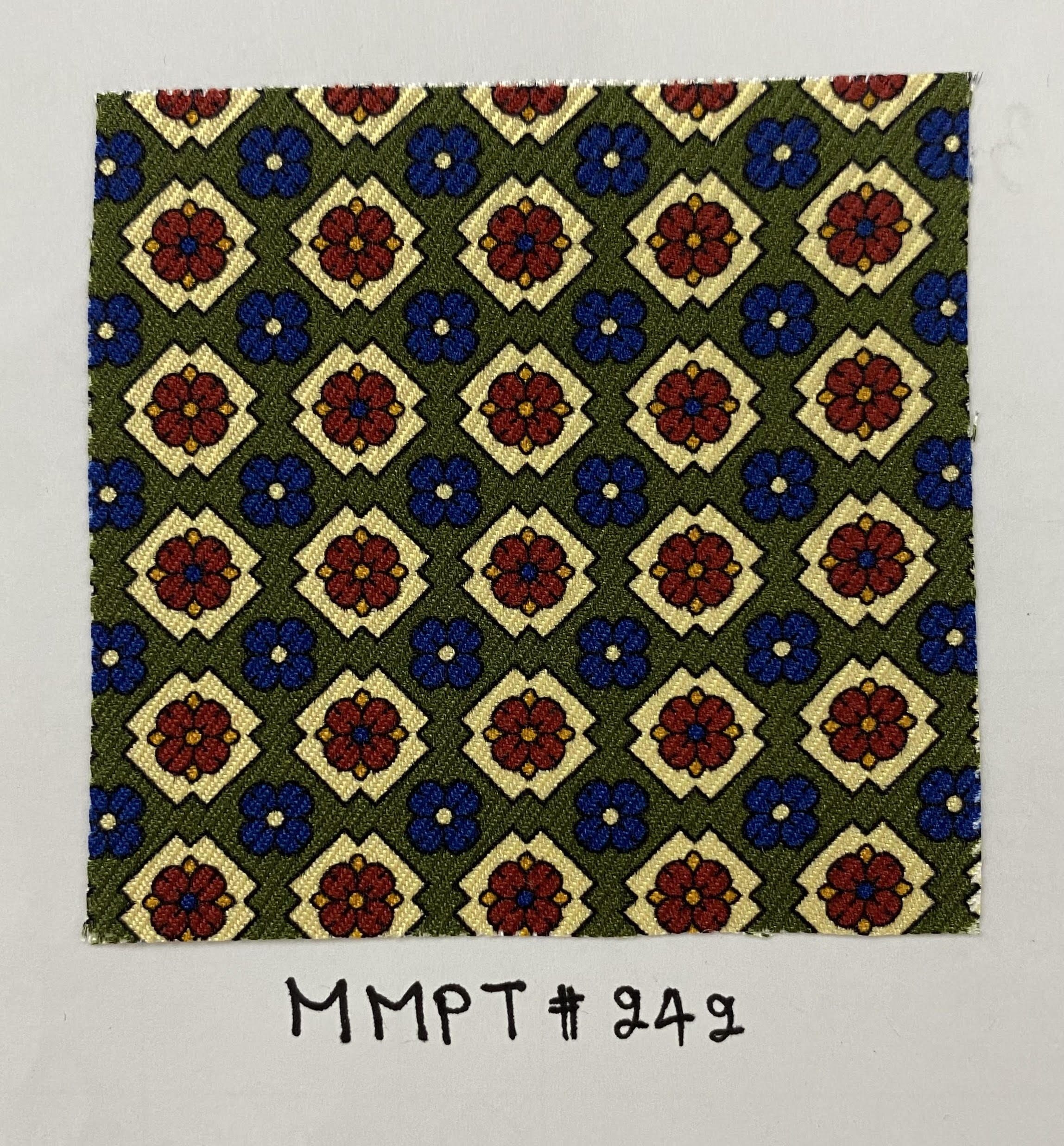 Macclesfield Modern Madder Printed Silk Tie MMPT-242