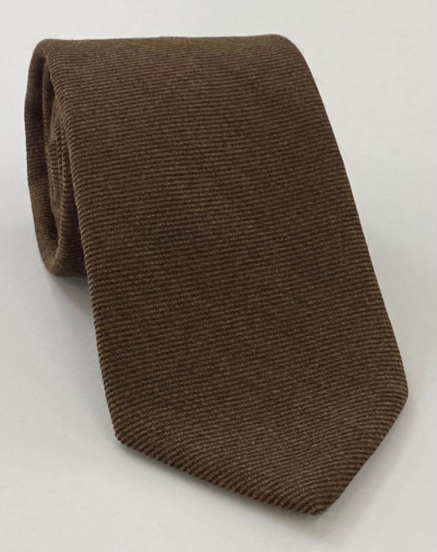 Chocolate Wool/Silk Tie GWST-3