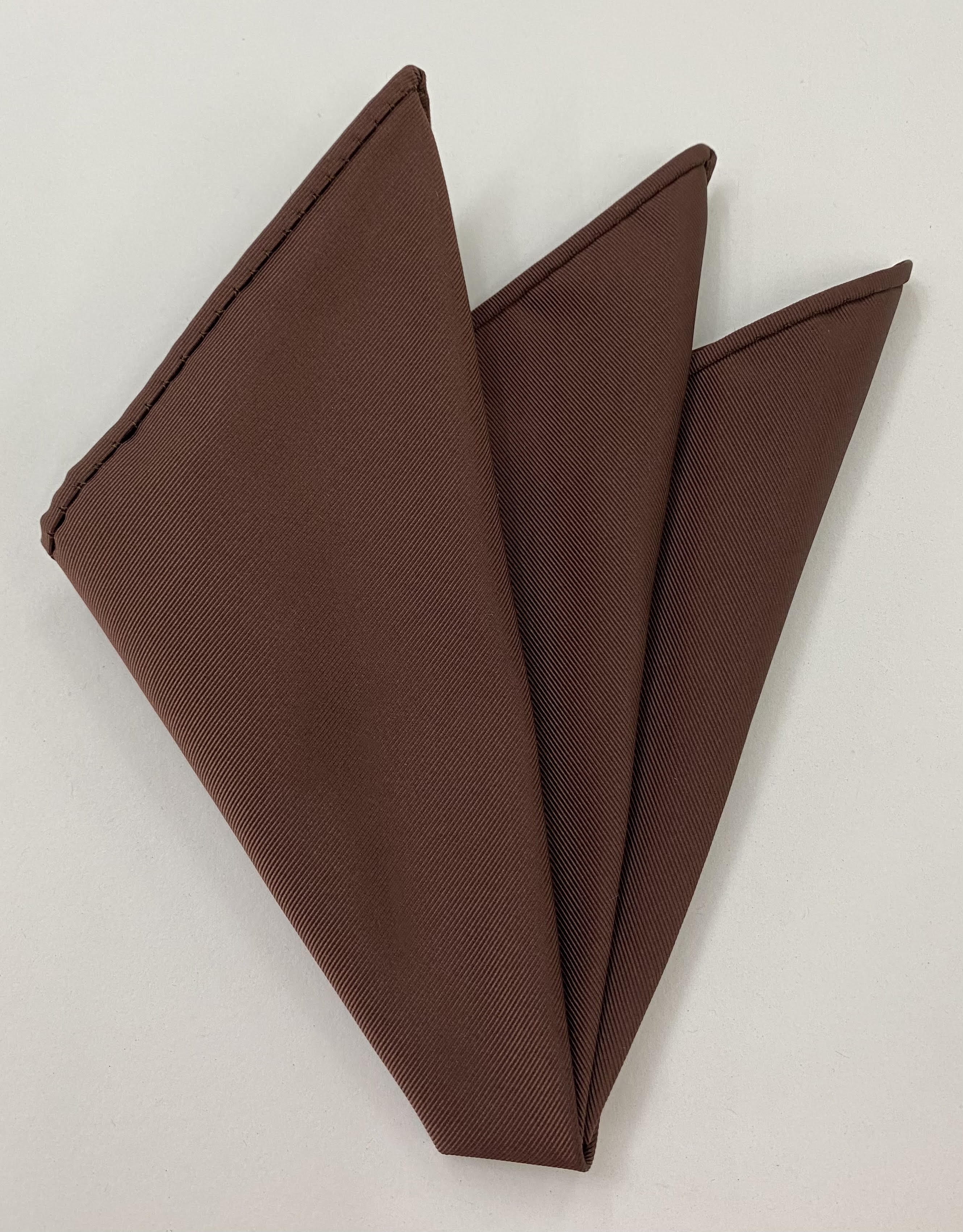 초콜릿 모가도르 솔리드 포켓 스퀘어 MGSOP-7