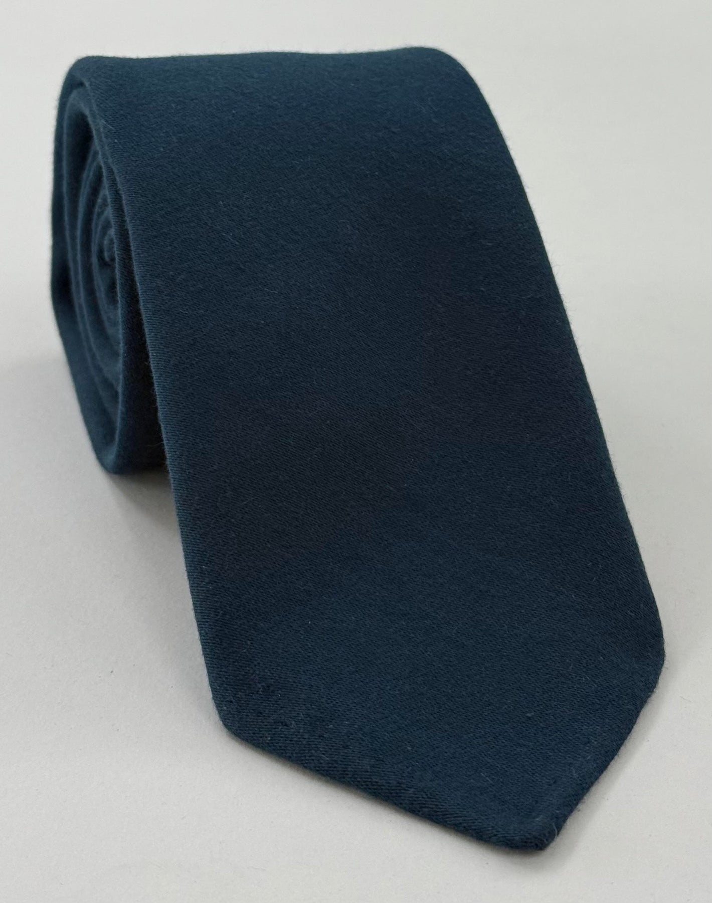 다크 네이비 코튼/실크 타이 CT-3