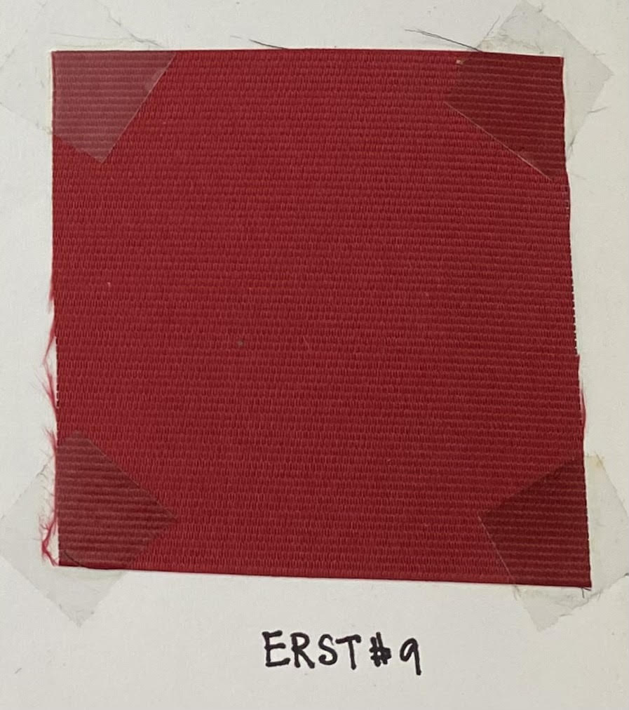 Red Reppe Solid Silk Tie ERST-9