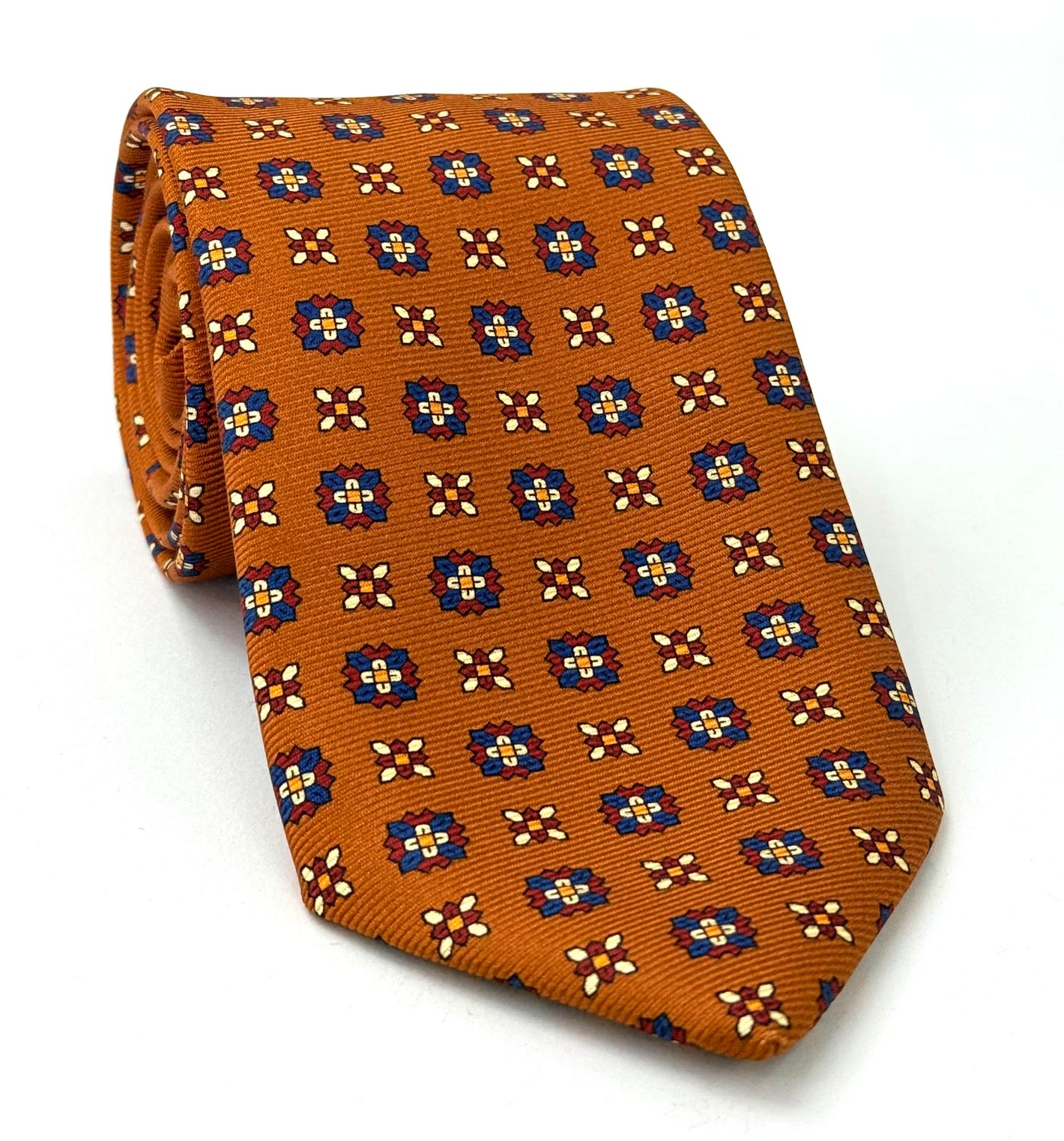 Macclesfield Modern Madder Printed Silk Tie MMPT-246