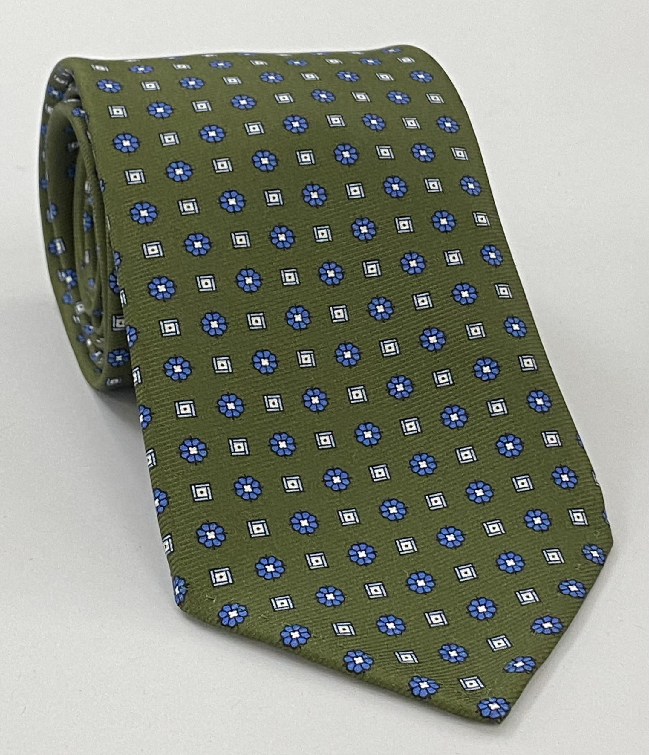 Macclesfield Modern Madder Printed Silk Tie MMPT-233