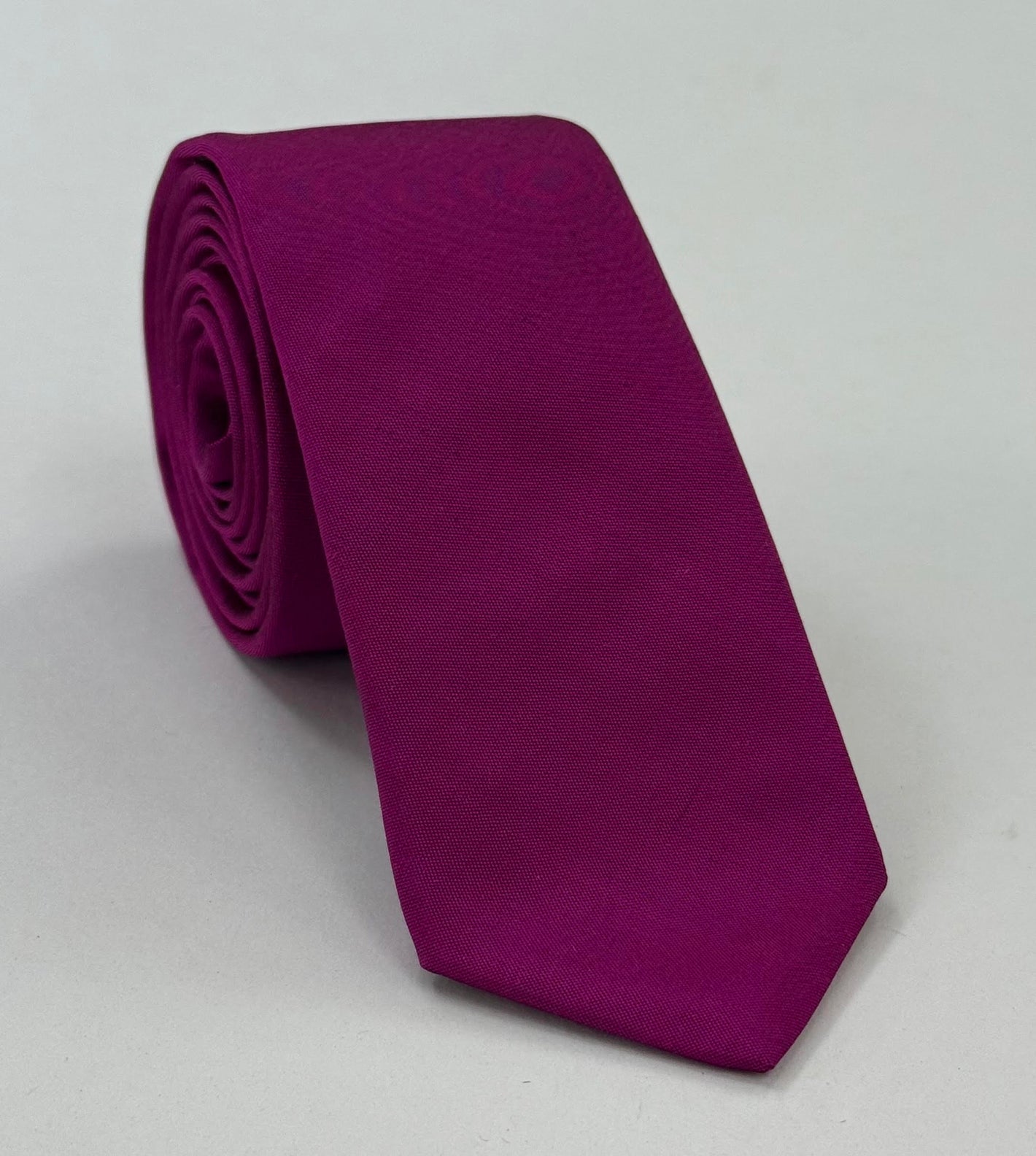 Dark Fuchsia Shot Thai Silk Tie THT-27