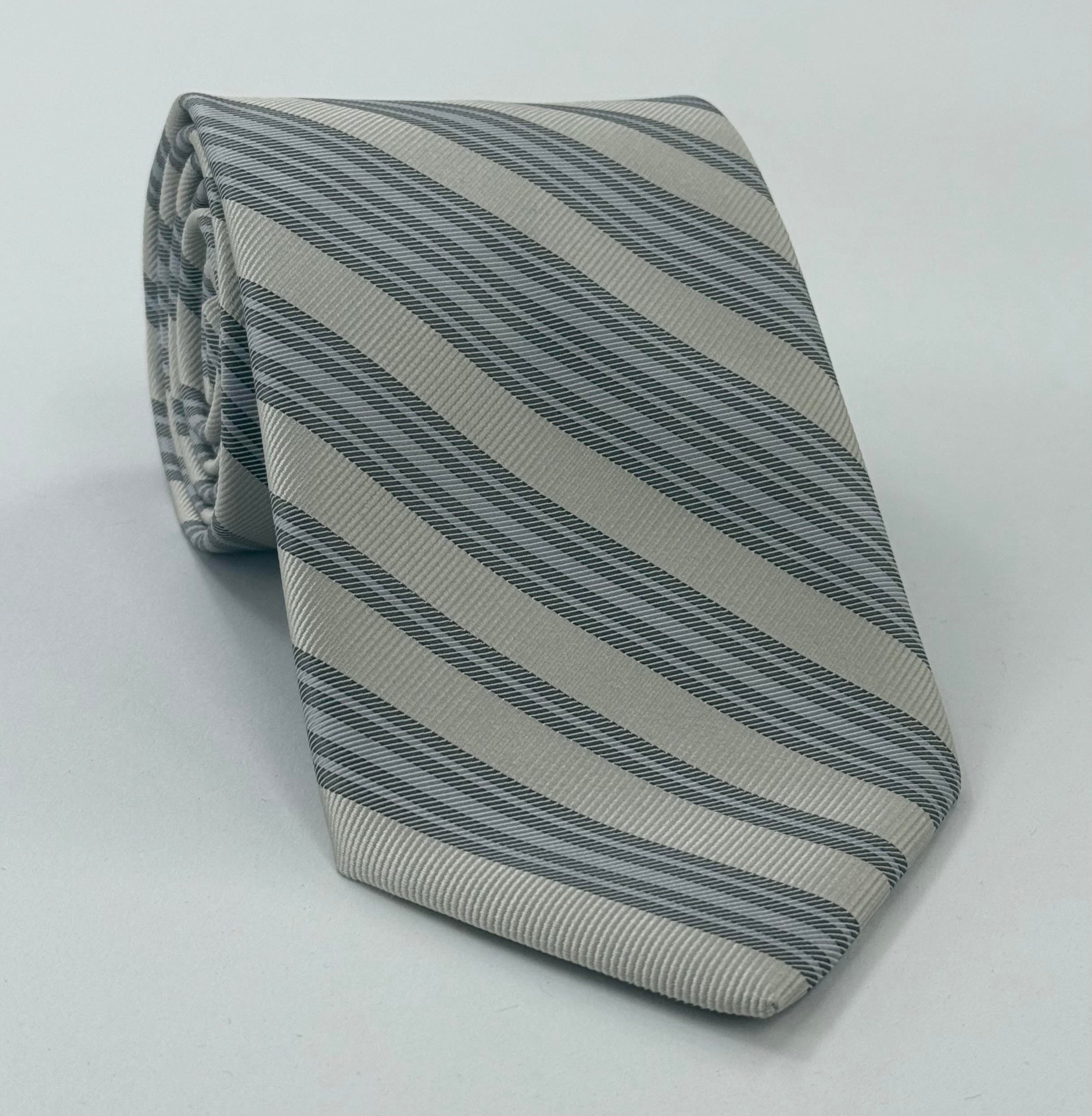 Formal/Wedding Silk Stripe Tie #WDST-3
