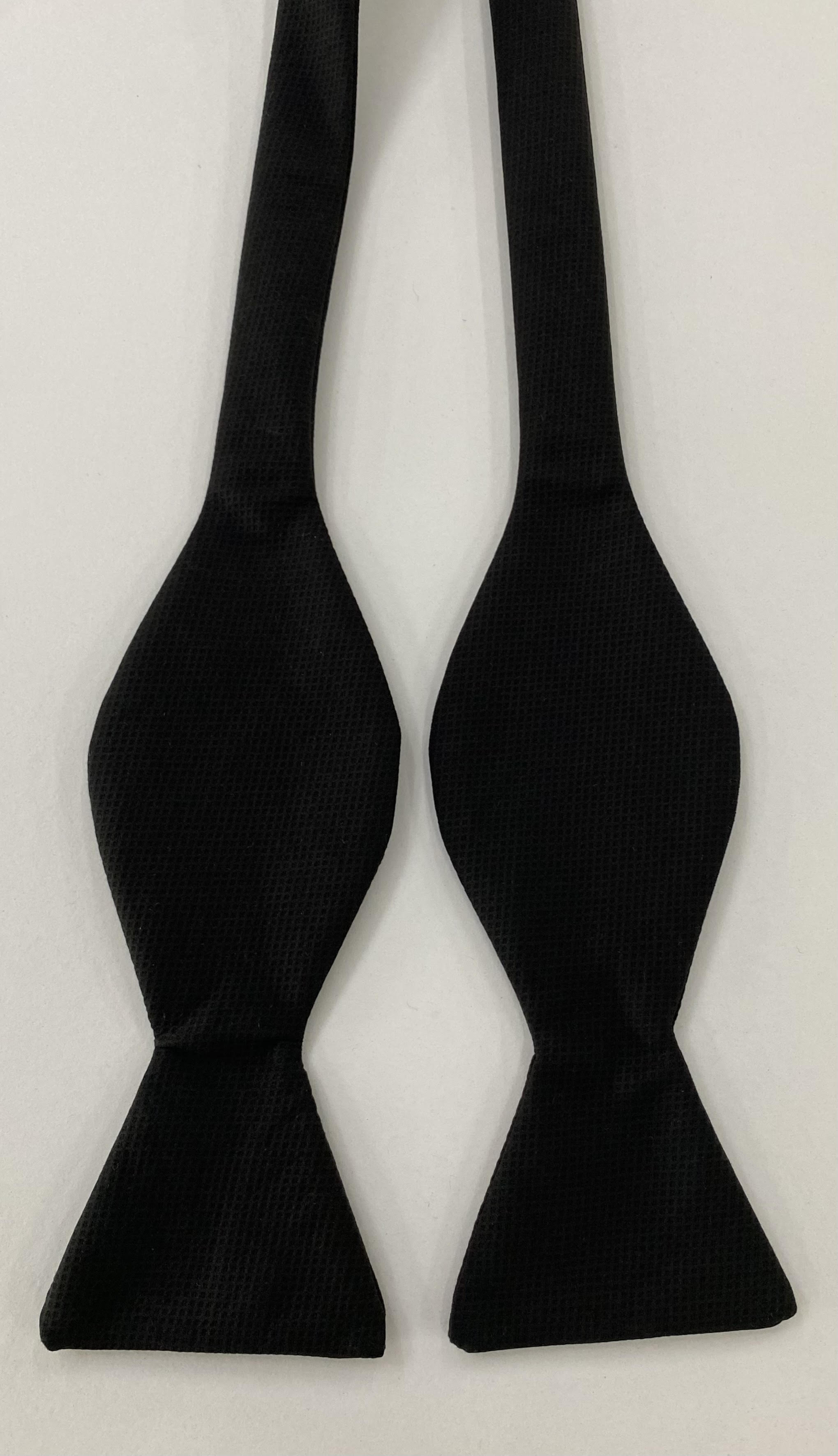 Marcella Black Pique Bow Tie #MPBT-2