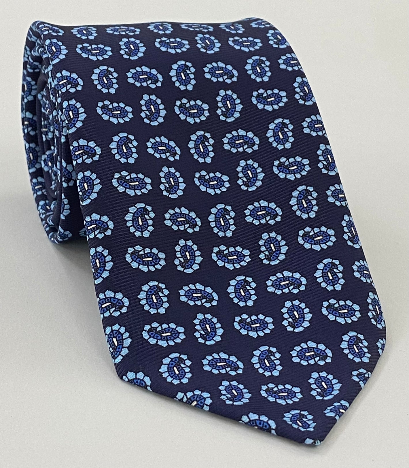 Macclesfield Modern Madder Printed Silk Tie MMPT-217