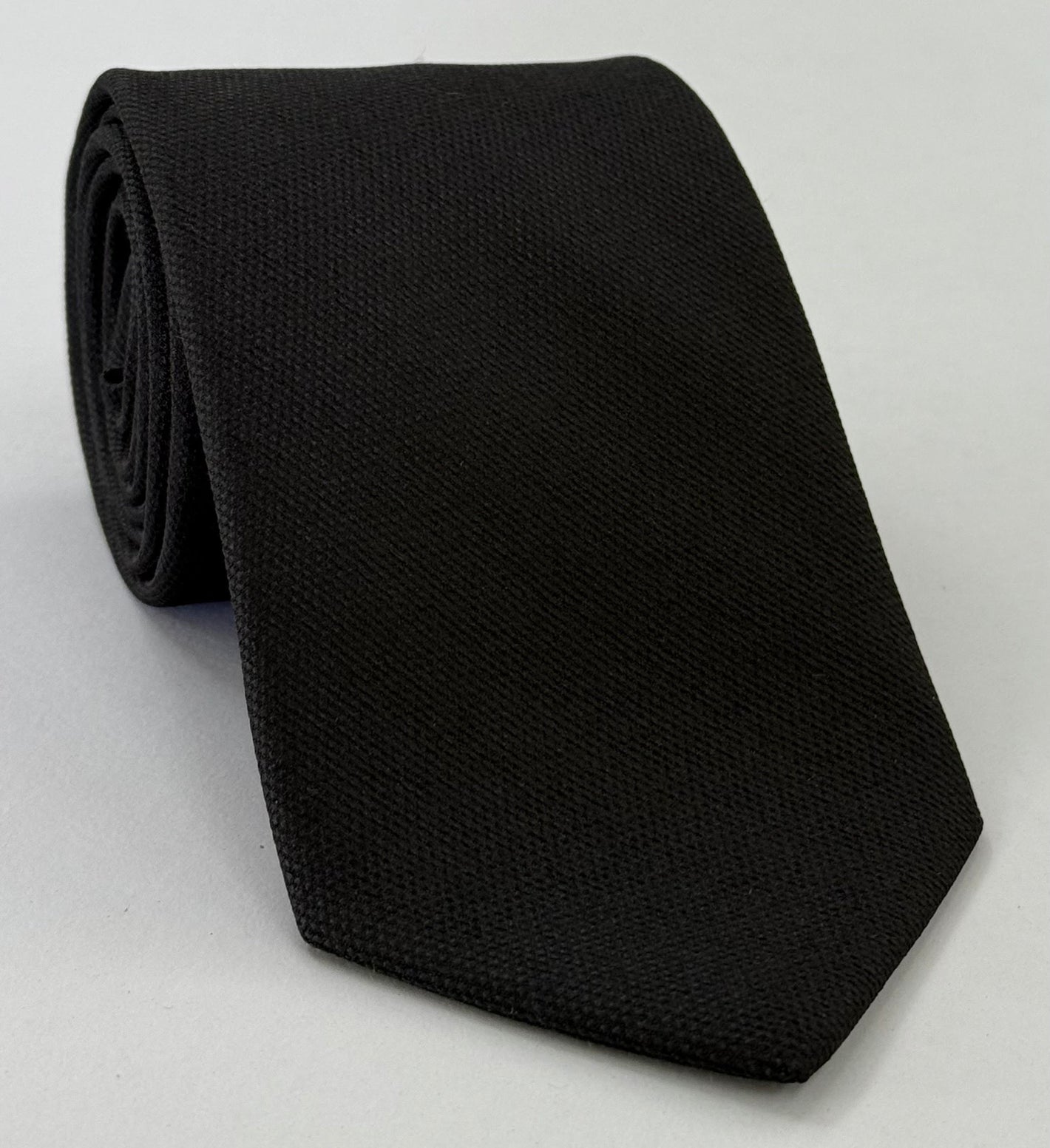 Black Mulberrywood Weave Silk Tie MWT-20