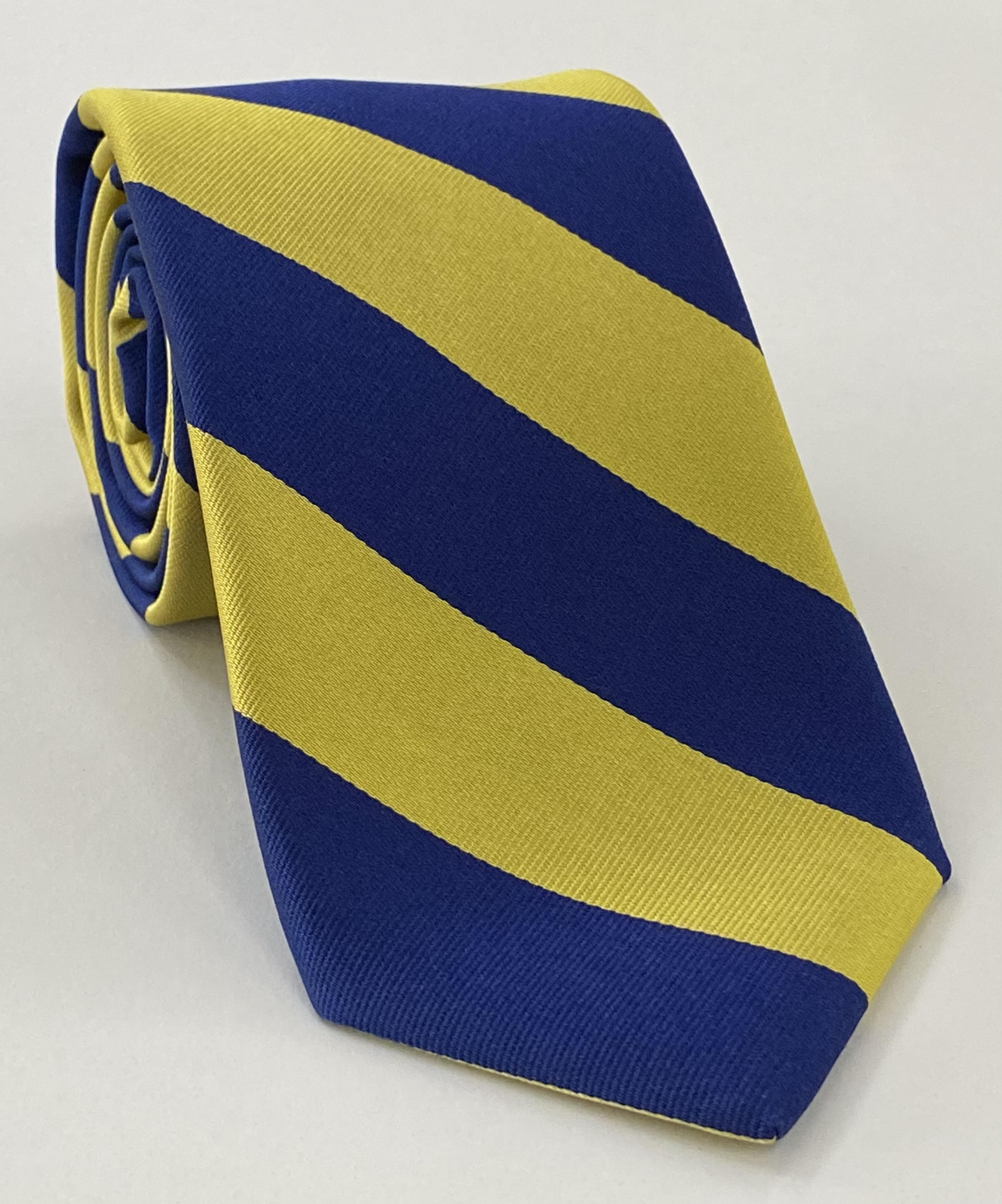 University of Delaware Silk Tie ACO-13 (Blue & Gold)