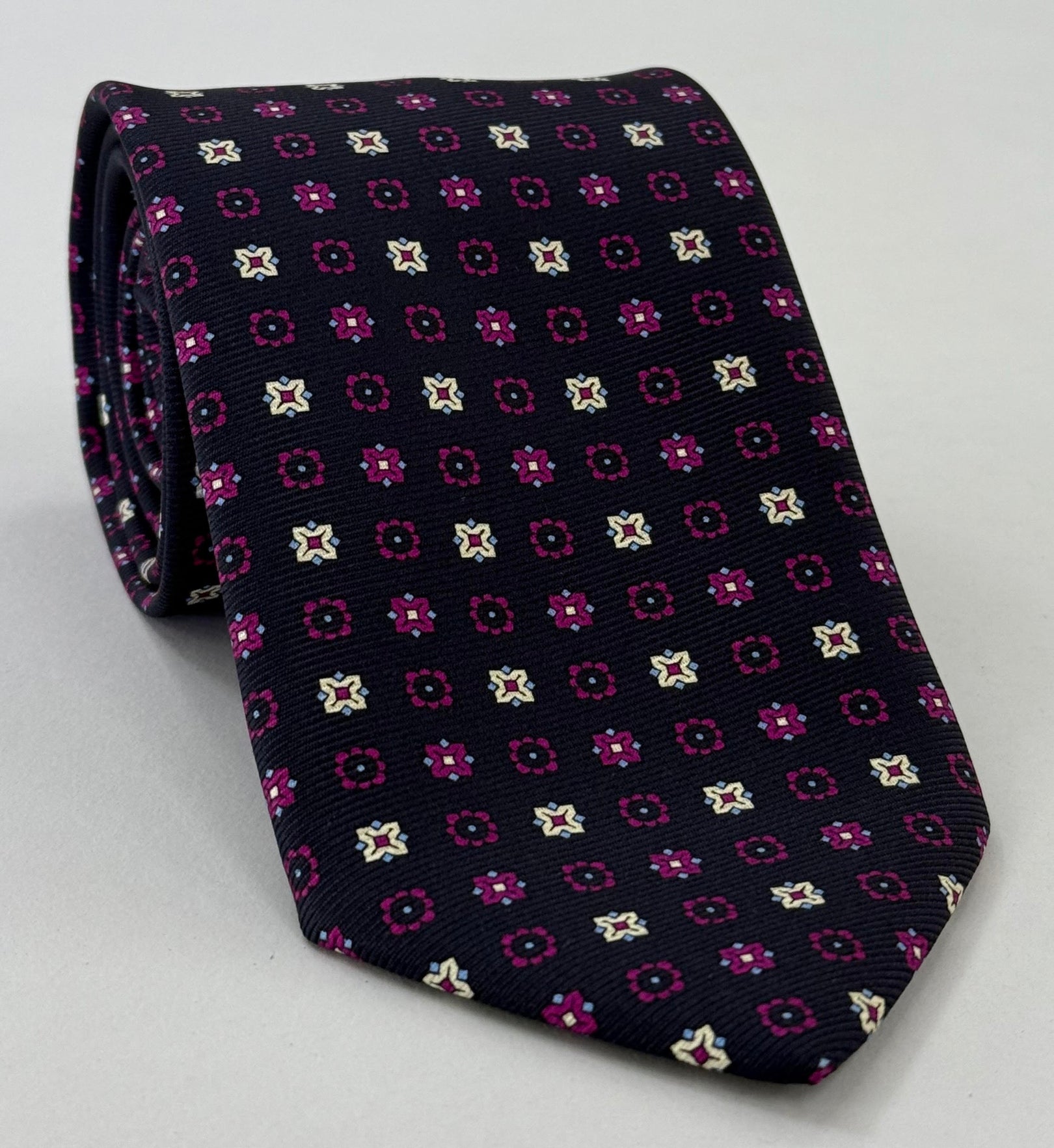 Macclesfield Modern Madder Printed Silk Tie MMPT-207