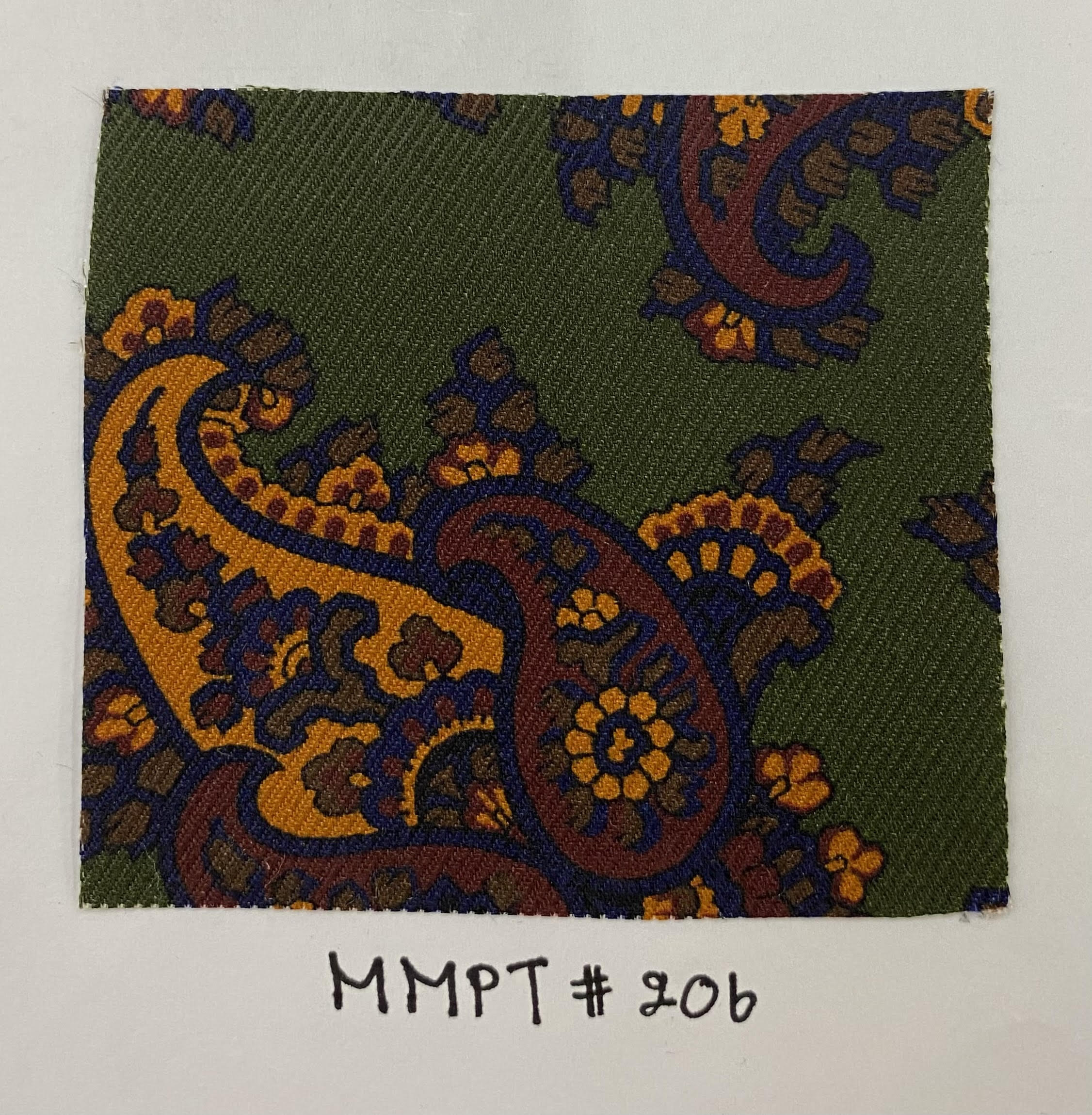 Macclesfield Modern Madder Printed Silk Tie MMPT-206