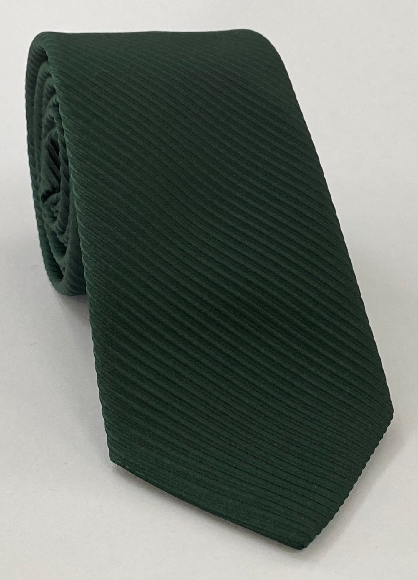 フォレストグリーン グログランシルクタイ GGRT-17