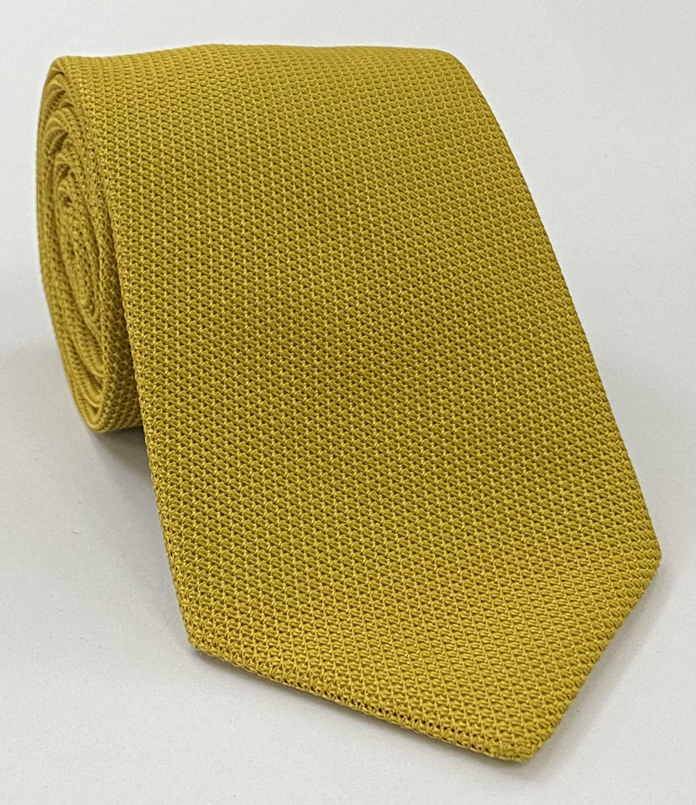 Dark Gold Grenadine Fina Silk Tie #GFT-28