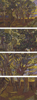 {[en]:Van Gogh The Garden Bench at Saint Paul's Hospital 1889 Scarf