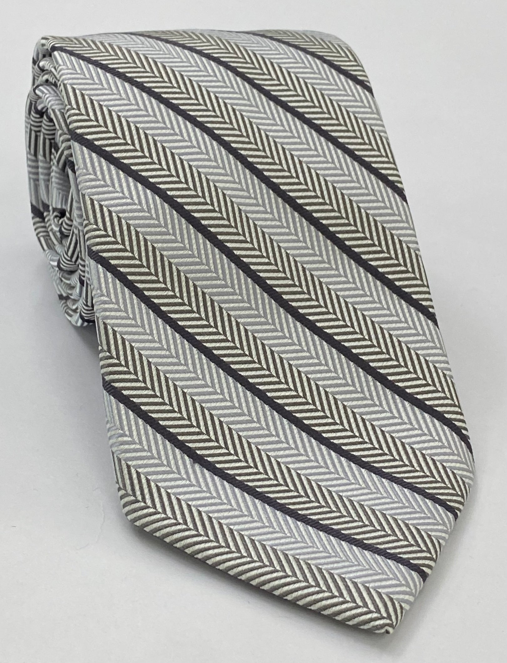 Formal/Wedding Silk Stripe Tie #WDST-6