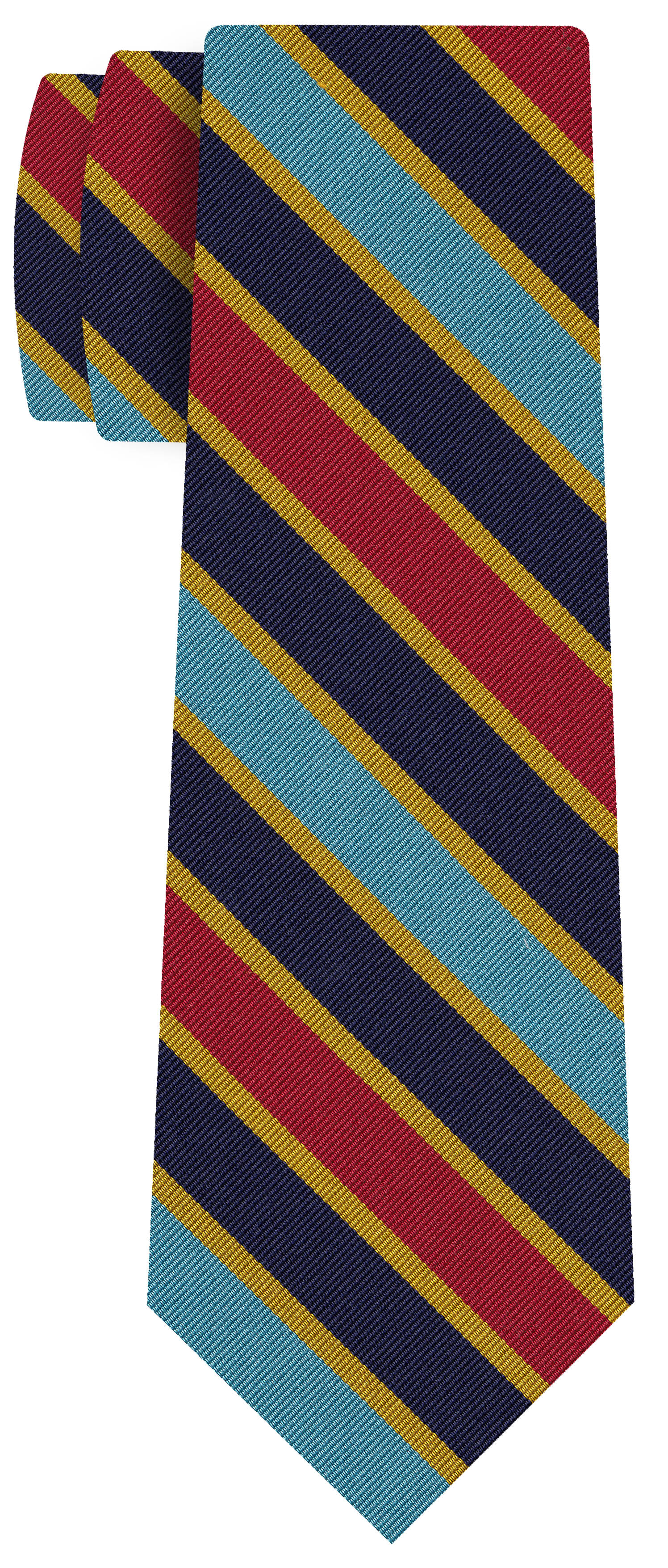 Navy & Marine Corps Overseas Ribbon Silk Tie #AMT#13