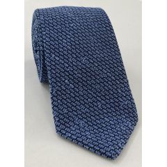 Sky Blue Shantung Grenadine Grossa Silk Tie SHGT-4