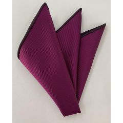 Purple/Red Large Twill Silk Pocket Square  LTWP-5