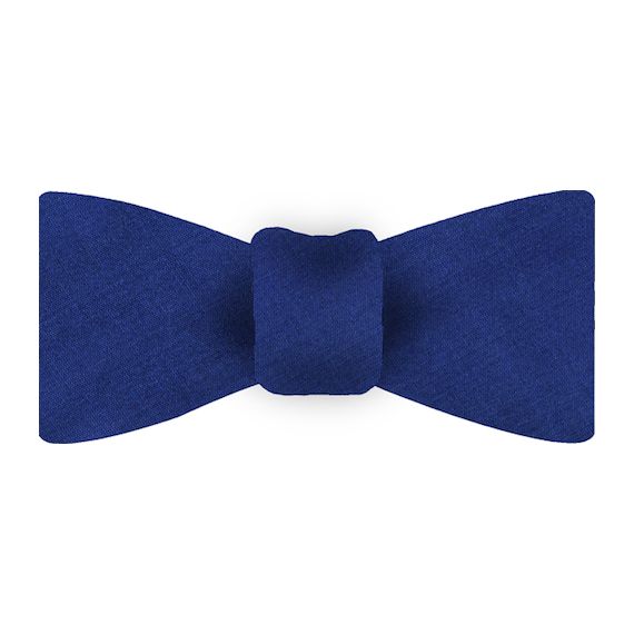 {[en]:Dark Blue Shot Thai Silk Bow Tie