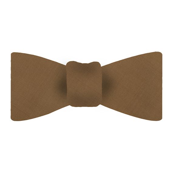 {[en]:Golden Brown Shot Thai Silk Bow Tie