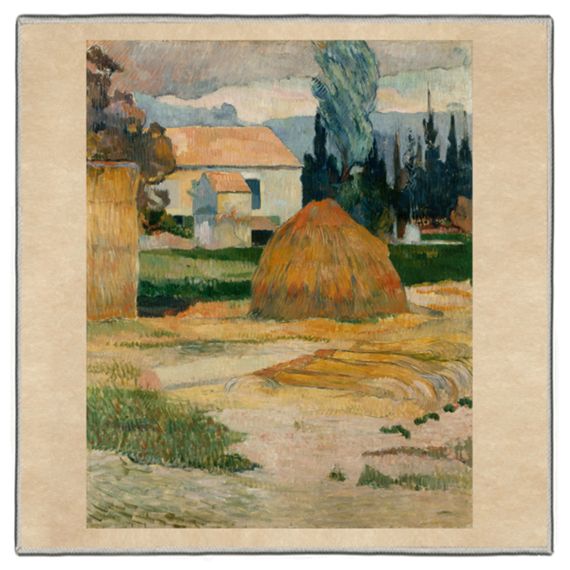 {[en]:Gauguin Landscape near Arles 1888 Pocket Square