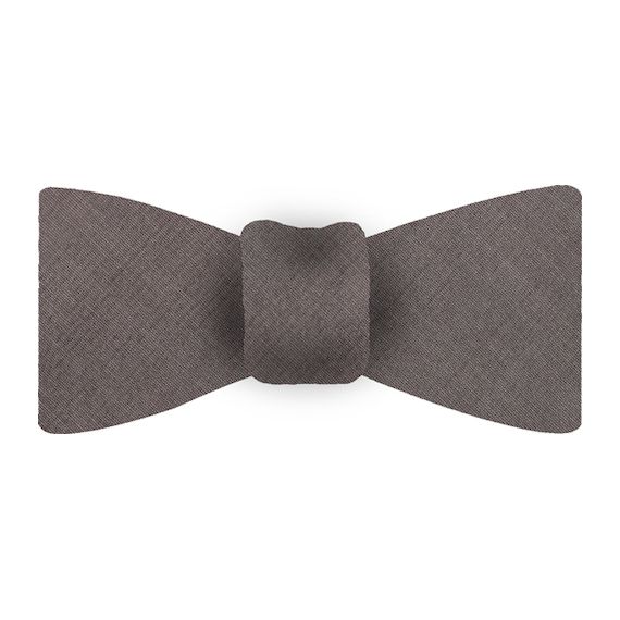 {[en]:Medium Brown Shot Thai Silk Bow Tie