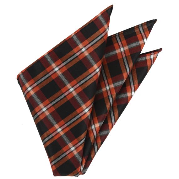 Sangdao Plaid Thai Silk Pocket Square