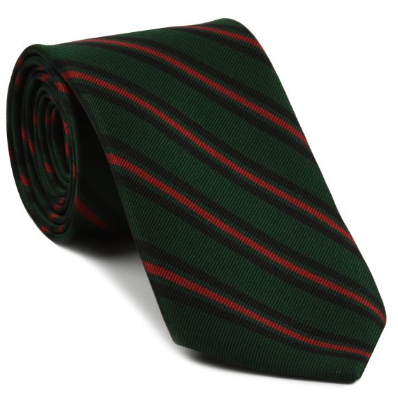 {[en]:Gurkha Brigade Stripe Silk Tie