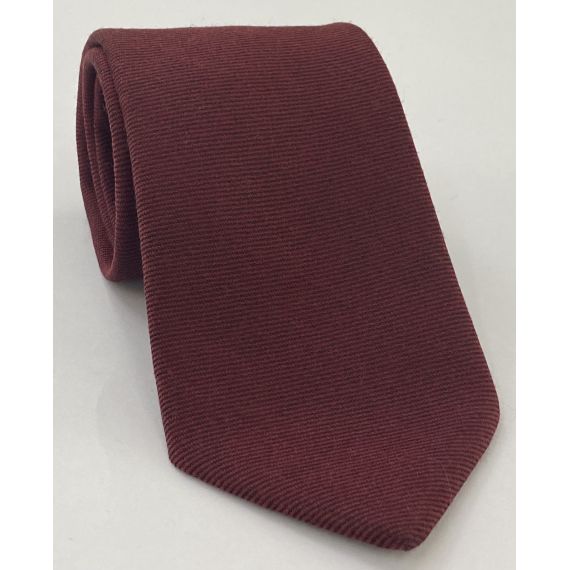 Dark Red Wool/Silk Tie GWST-2