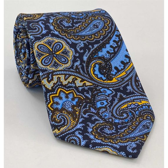 Macclesfield Modern Madder Printed Silk Tie MMPT-23