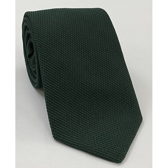 Forest Green Grenadine Fina Silk Tie GFT-16