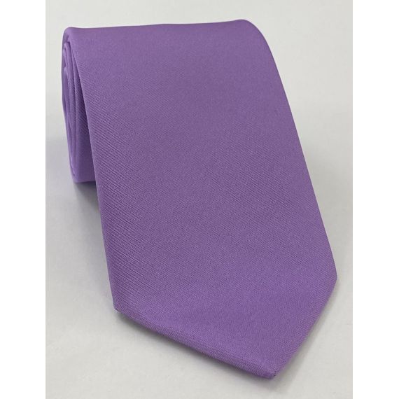 Light Lavender Reppe Solid Silk Tie ERST-21